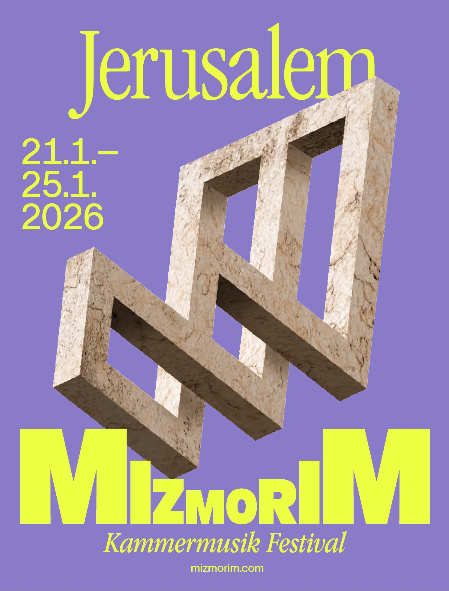 Festivalplakat Jerusalem
